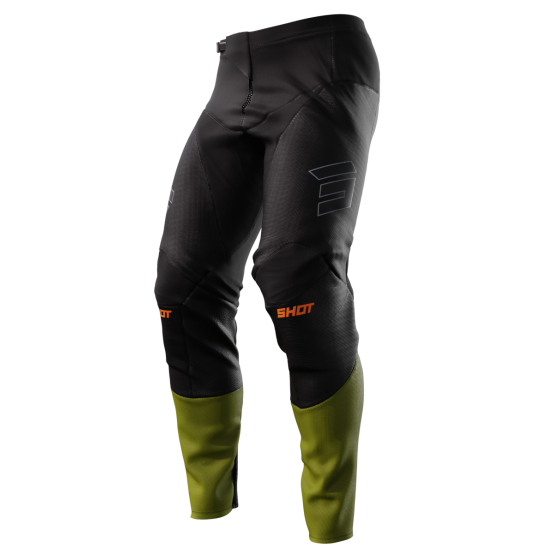 Pantalon cross Shot 2024 Contact Patrol - Noir Kaki