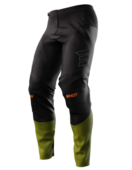 Pantalon cross Shot 2024 Contact Patrol - Noir Kaki