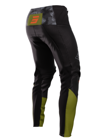 Pantalon cross Shot 2024 Contact Patrol - Noir Kaki