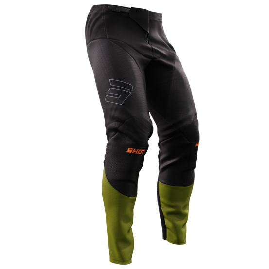 Pantalon cross Shot 2024 Contact Patrol - Noir Kaki