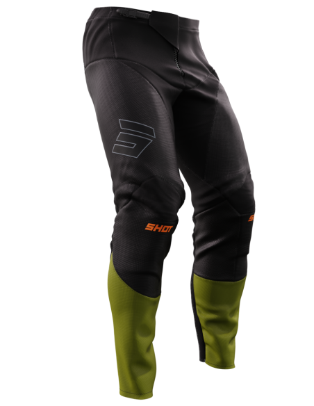 Pantalon cross Shot 2024 Contact Patrol - Noir Kaki