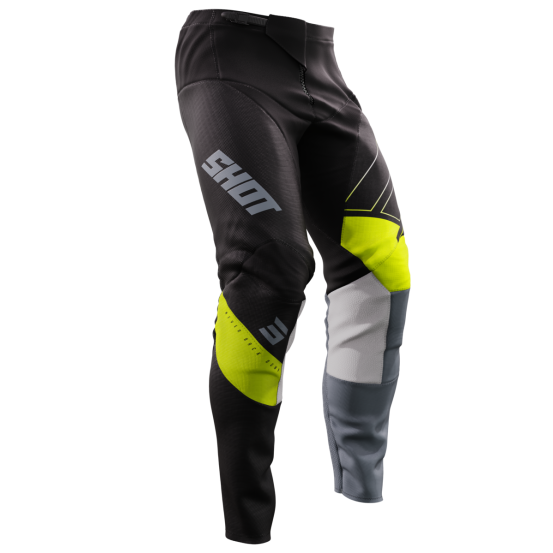 Pantalon cross Shot 2024 Contact Rush - Jaune Fluo
