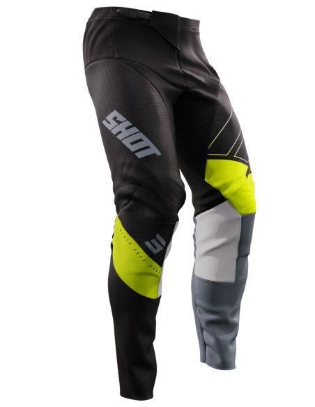 Pantalon cross Shot 2024 Contact Rush - Jaune Fluo