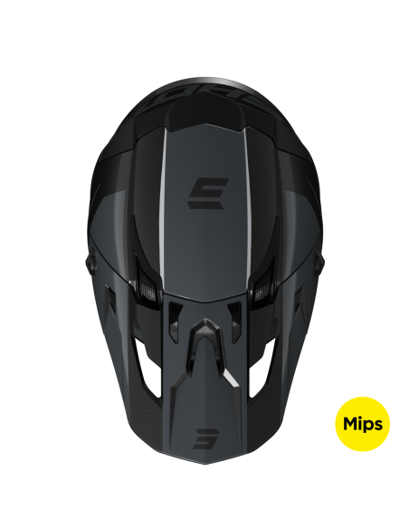 Casque cross Shot Core Comp - Noir Pearly