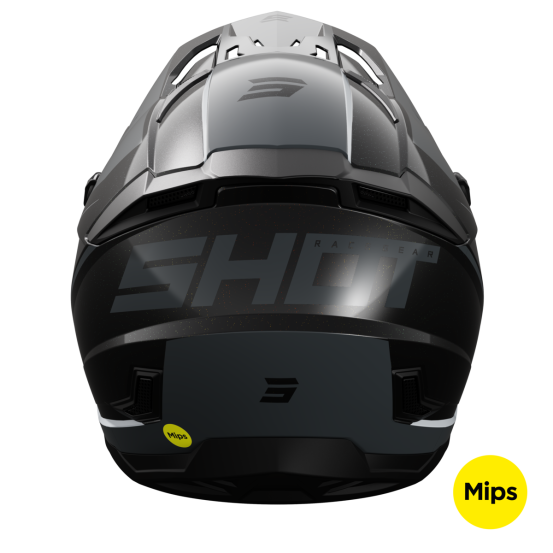 Casque cross Shot Core Comp - Noir Pearly