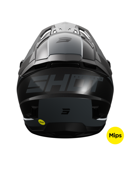 Casque cross Shot Core Comp - Noir Pearly