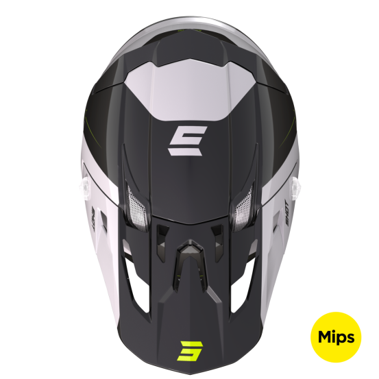 Casque cross Shot 2023 Core Fast - Noir Pearly