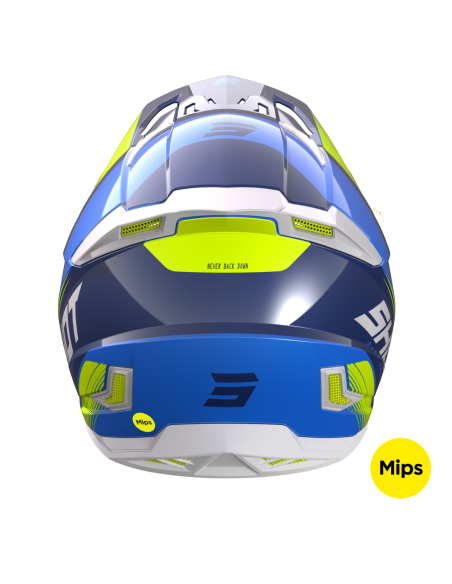 Casque cross Shot 2023 Core Fast - Bleu Pearly