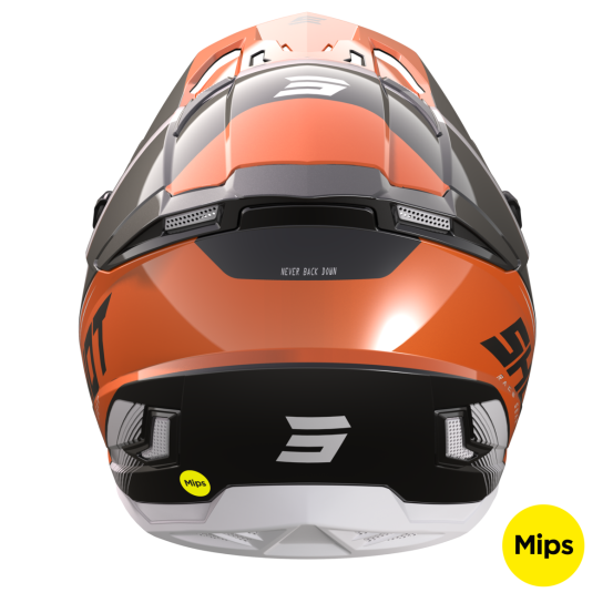 Casque cross Shot 2023 Core Fast - Orange Pearly