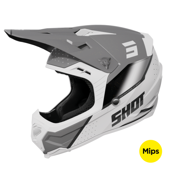 Casque cross Shot 2024 Core Honor - Gris