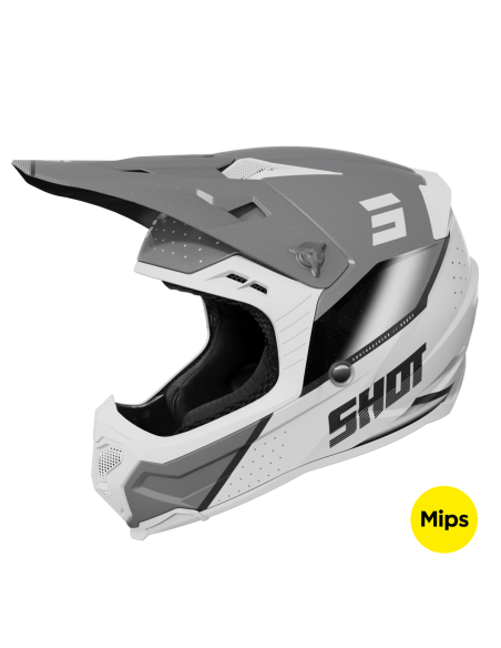 Casque cross Shot 2024 Core Honor - Gris