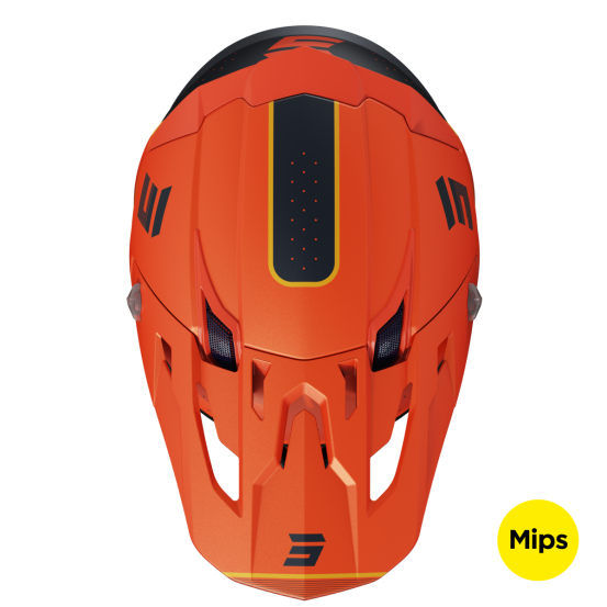 Casque cross Shot 2024 Core Honor - Orange Mat
