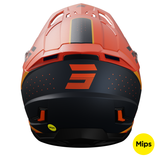 Casque cross Shot 2024 Core Honor - Orange Mat