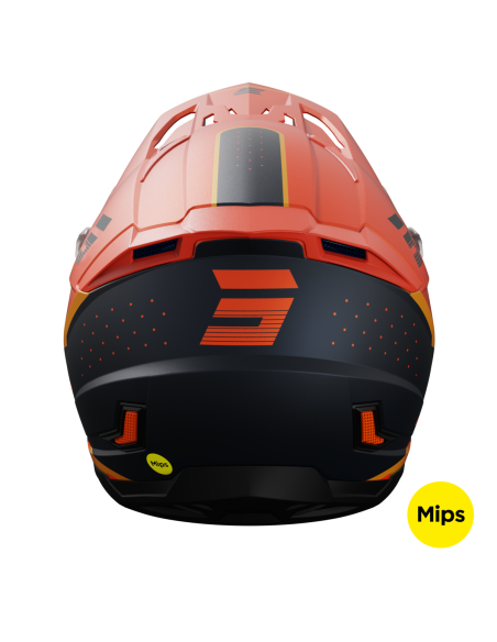Casque cross Shot 2024 Core Honor - Orange Mat