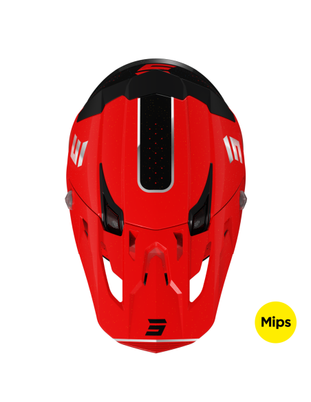 Casque cross Shot 2024 Core Honor - Rouge