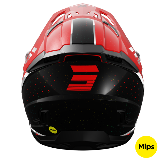 Casque cross Shot 2024 Core Honor - Rouge