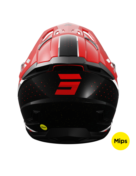 Casque cross Shot 2024 Core Honor - Rouge