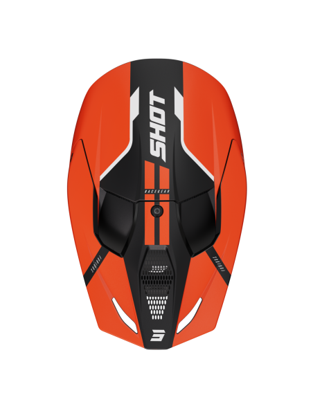 Casque cross Shot 2024 Furious Bolt - Orange Glossy