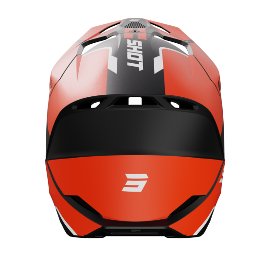 Casque cross Shot 2024 Furious Bolt - Orange Glossy
