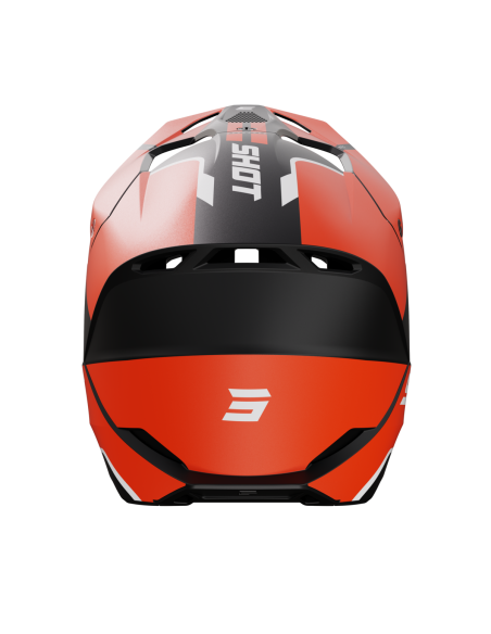 Casque cross Shot 2024 Furious Bolt - Orange Glossy