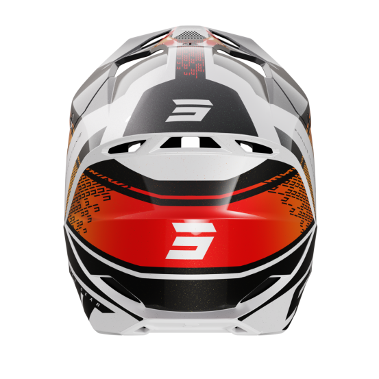 Casque cross Shot 2024 Furious Electron - Orange Glossy