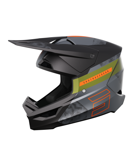 Casque cross Shot 2024 Furious Patrol - Kaki Mat