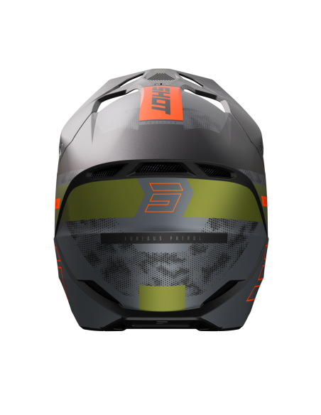 Casque cross Shot 2024 Furious Patrol - Kaki Mat