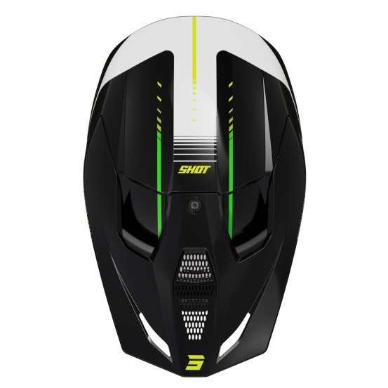 Casque cross Shot 2024 Furious Peak - Vert Glossy