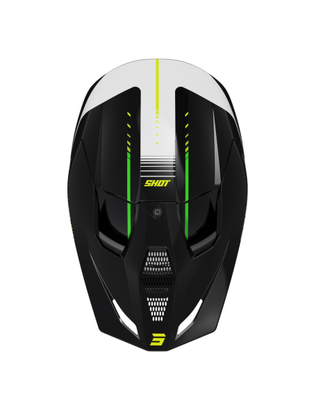 Casque cross Shot 2024 Furious Peak - Vert Glossy