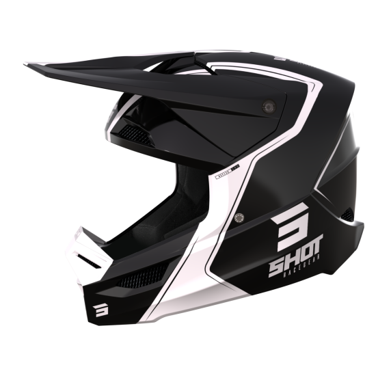 Casque cross Shot 2023 Furious Reflex - Noir