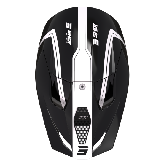 Casque cross Shot 2023 Furious Reflex - Noir