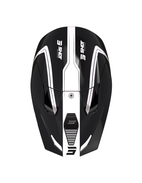 Casque cross Shot 2023 Furious Reflex - Noir