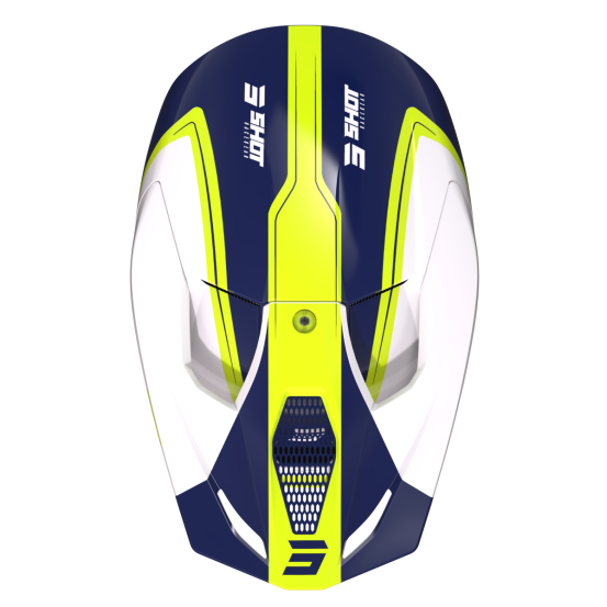 Casque cross Shot 2023 Furious Reflex - Bleu
