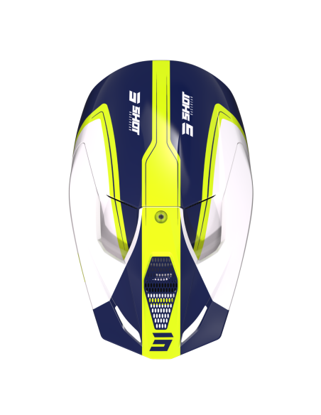 Casque cross Shot 2023 Furious Reflex - Bleu