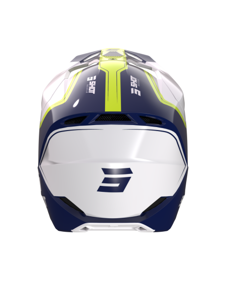 Casque cross Shot 2023 Furious Reflex - Bleu