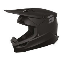 Casque cross Shot Furious Solid - Noir Mat