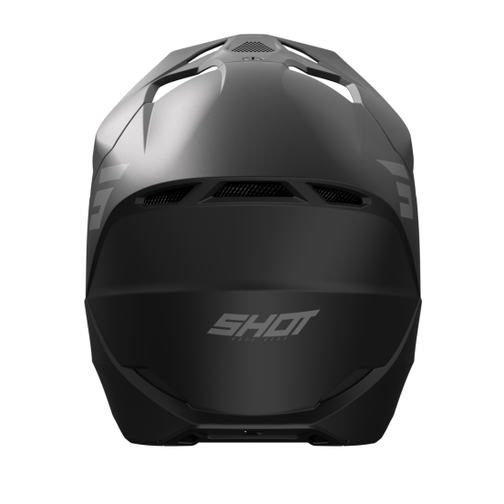 Casque cross Shot Furious Solid - Noir Mat