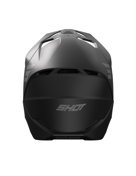 Casque cross Shot Furious Solid - Noir Mat