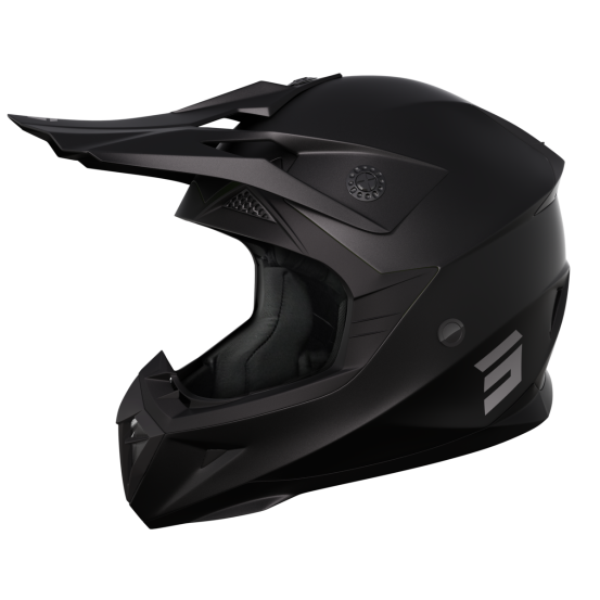 Casque cross Shot 2024 Pulse Solid - Noir Mat