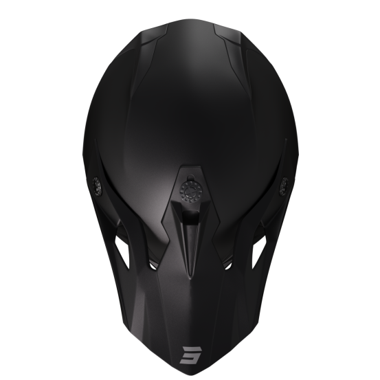Casque cross Shot 2024 Pulse Solid - Noir Mat