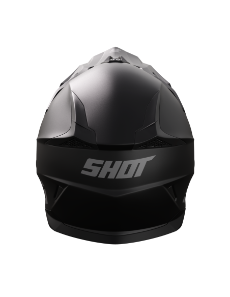 Casque cross Shot 2024 Pulse Solid - Noir Mat