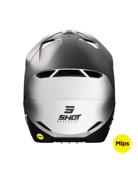 Casque cross Shot Race Draw - Noir Mat