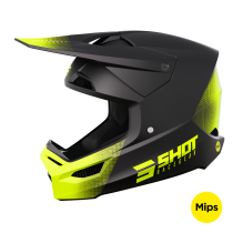 Casque cross Shot 2024 Race Draw - Noir Mat