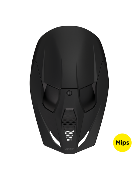 Casque cross Shot Race Solid - Noir Mat