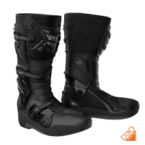 Bottes cross Shot Race 8 - Noir Chrome