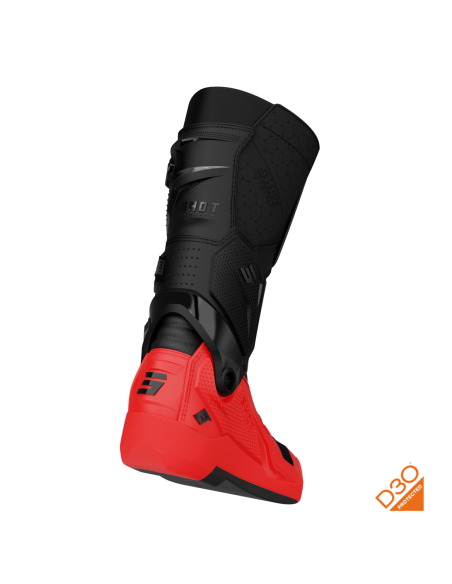 Bottes cross Shot Race 8 - Noir Rouge