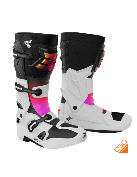 Bottes cross Shot Race 8 - Noir Rose