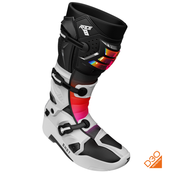Bottes cross Shot Race 8 - Noir Rose