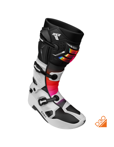 Bottes cross Shot Race 8 - Noir Rose