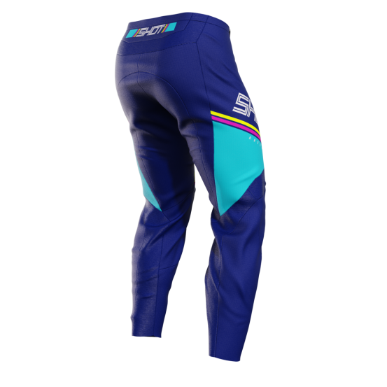 Pantalon cross enfant Shot 2024 Draw Indy - Bleu